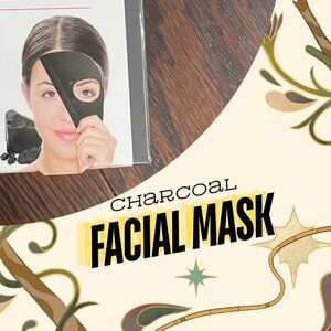 Box of 3 Masque B.A.R Charcoal Sheet Masks - purifies, nourishes, and detoxifies